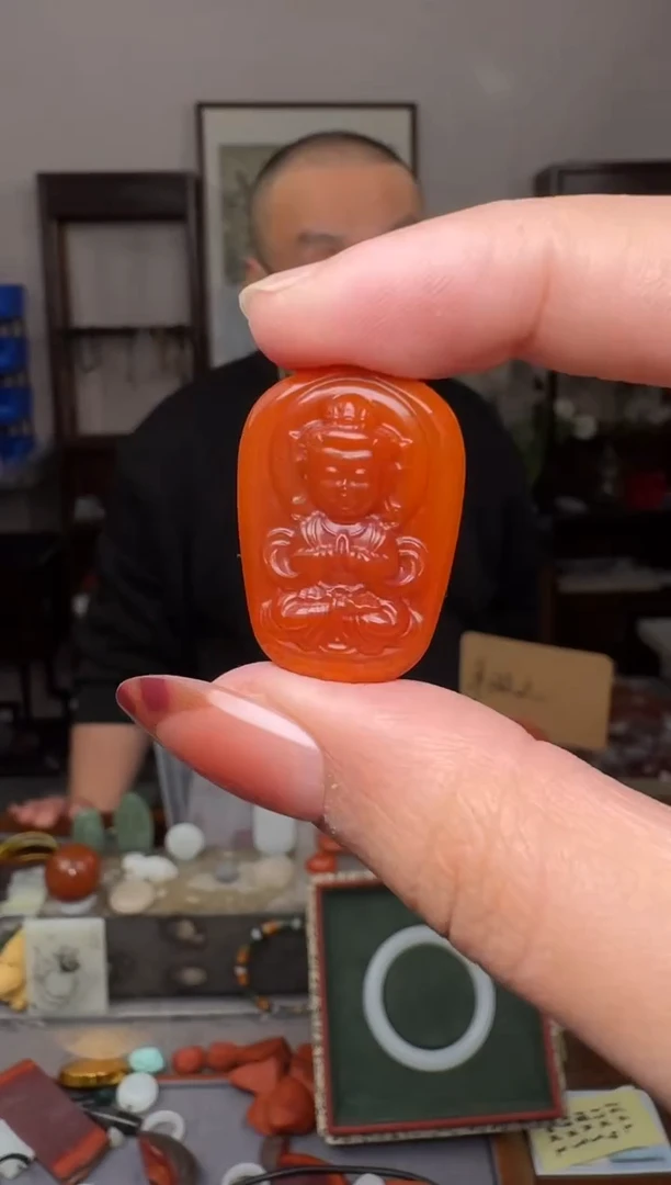 【闪购商品】南红玛瑙挂件未镶嵌5257