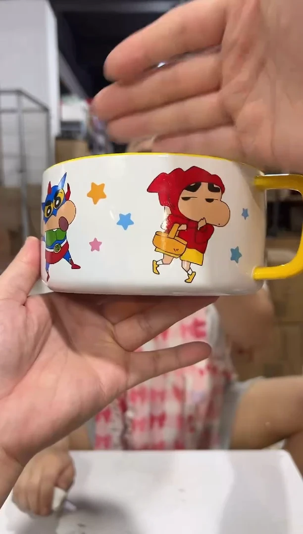 瓷片小新合集星星泡面碗