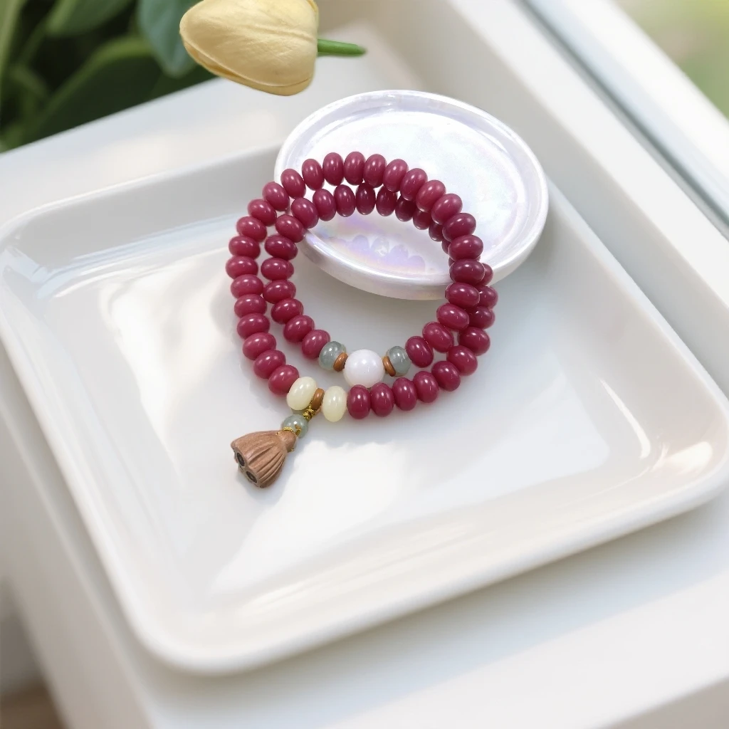 菩提紫带绿野仙踪莲蓬菩提双圈561【无礼盒】