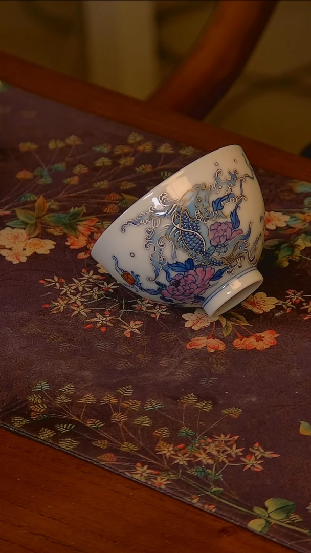 杯手工手绘杯杯很美丽