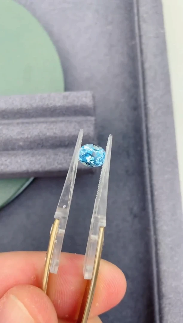 裸石海蓝宝石1.1ct 海蓝宝石 定制