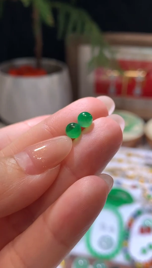 未镶嵌定制翡翠5珠子一颗多样性发货一件发货