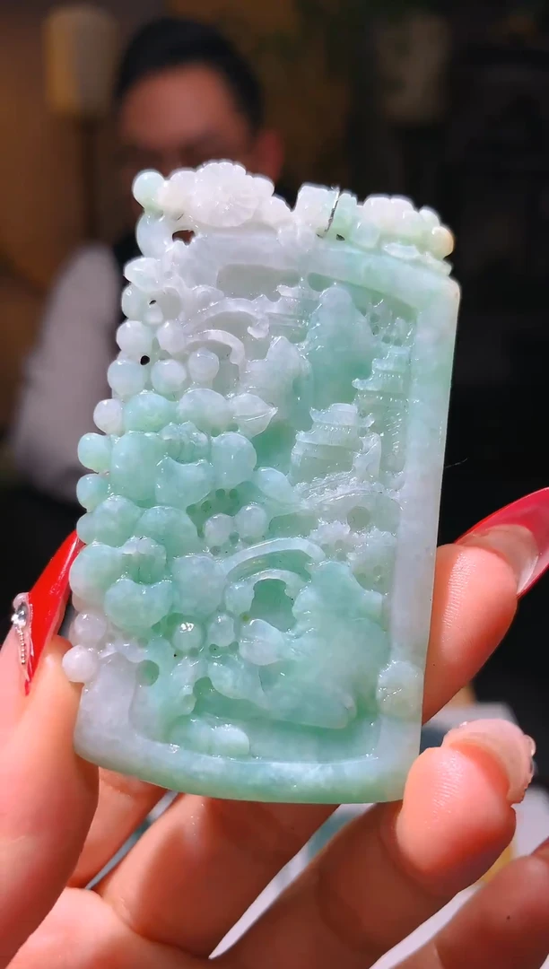 【闪购商品】定制翡翠未镶嵌L-@@QJYD12196