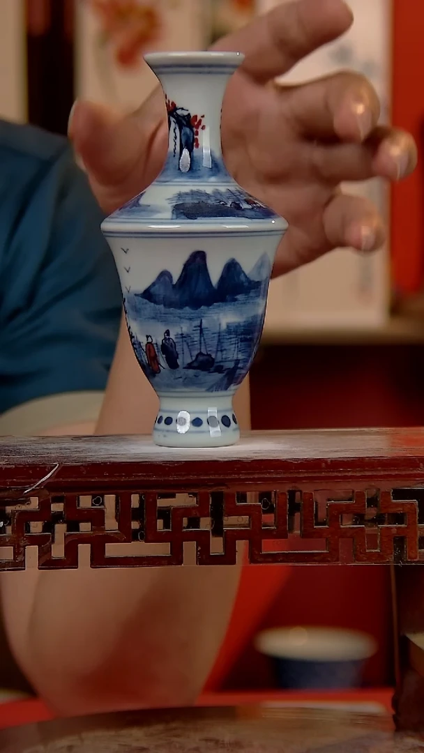 摆件景德镇陶瓷 手工手绘