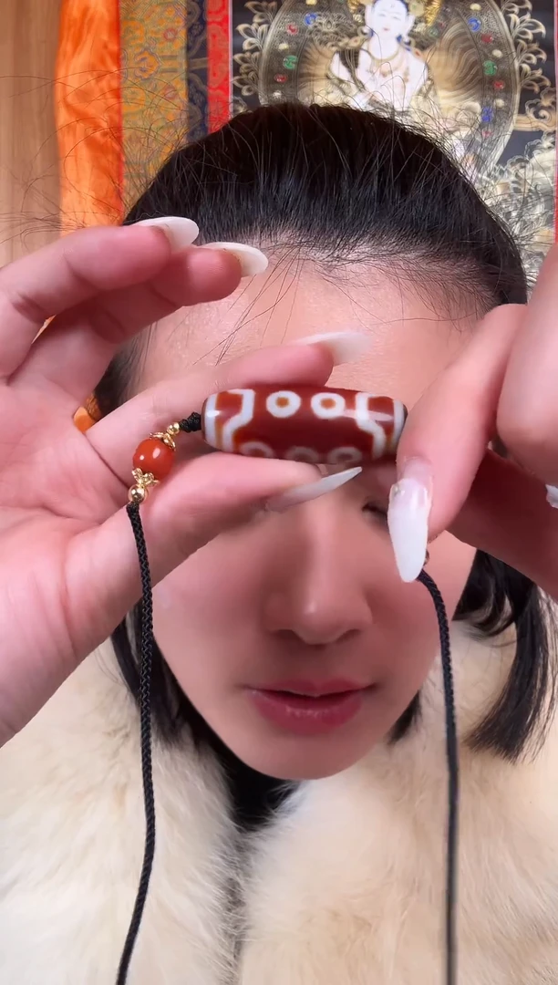 铁合金花岗石藏式风格珠串