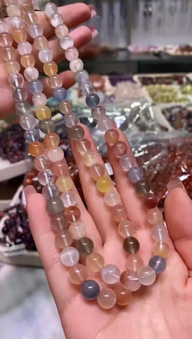 颈饰未镶嵌水晶多样性发其一兔毛