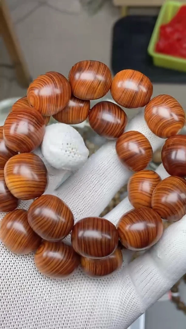 柏木手串/手链崖柏老型单圈18*20多样性发其一