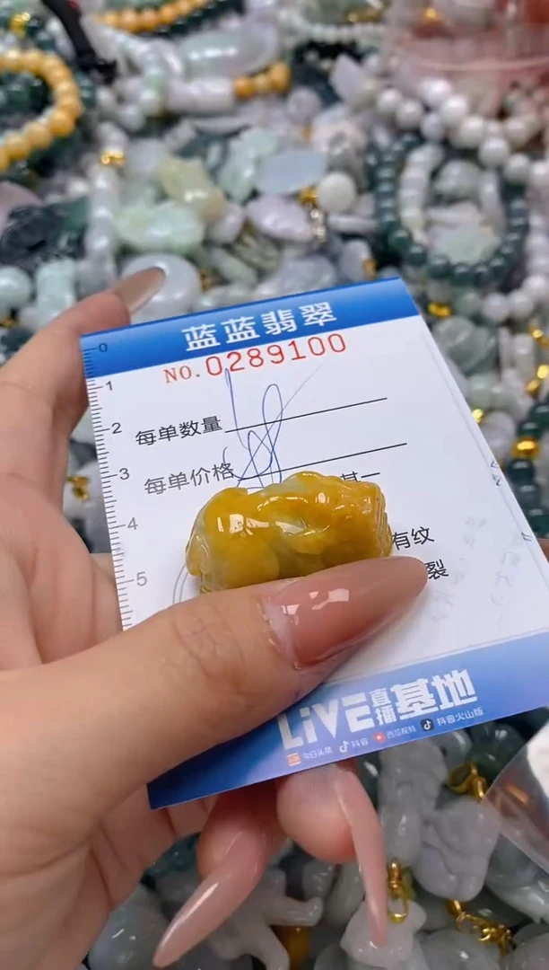 翡翠未镶嵌颈饰闪购0289100多样性发其一