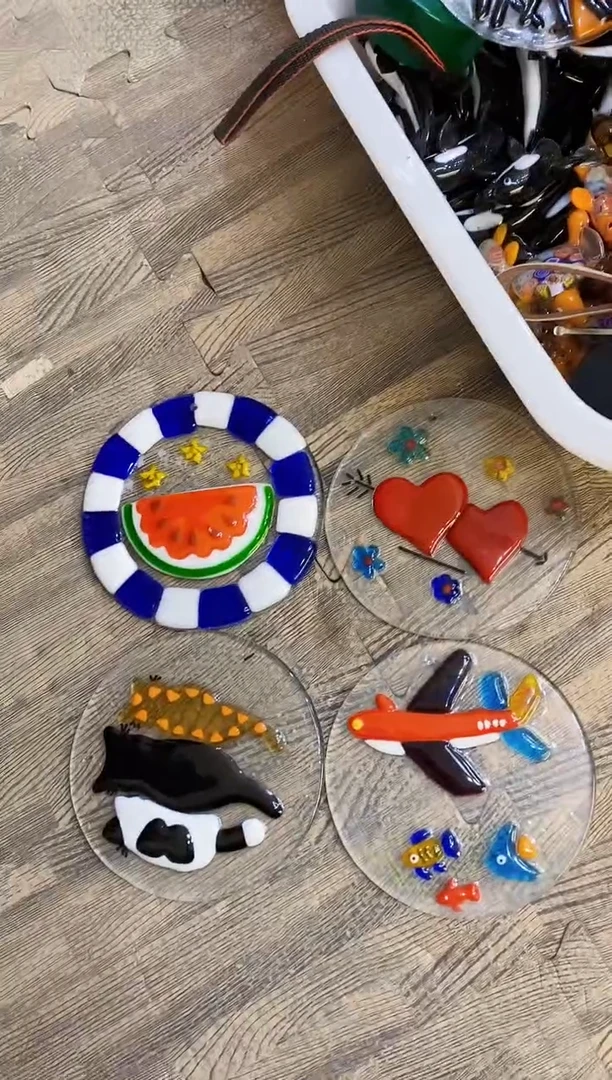 【闪购商品】琉璃手工艺品4个片片