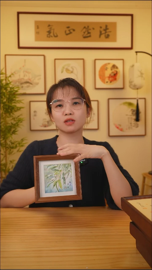 横款鹿鸣现代美术馆-岳倚竹老师作品