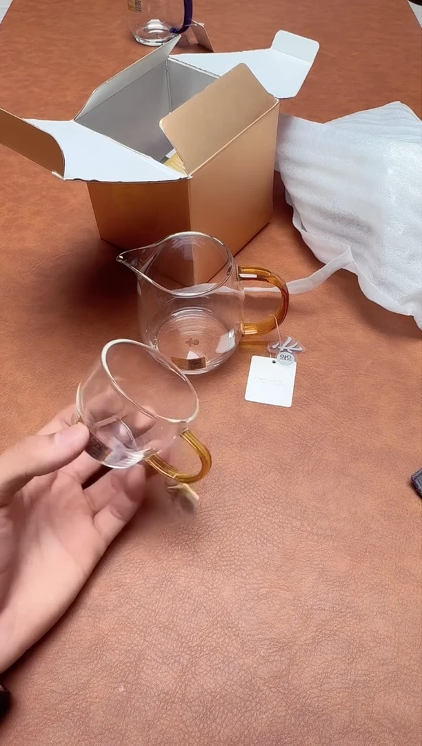 【闪购商品】禾器#澄然茶海琥珀+清尚对杯琥珀