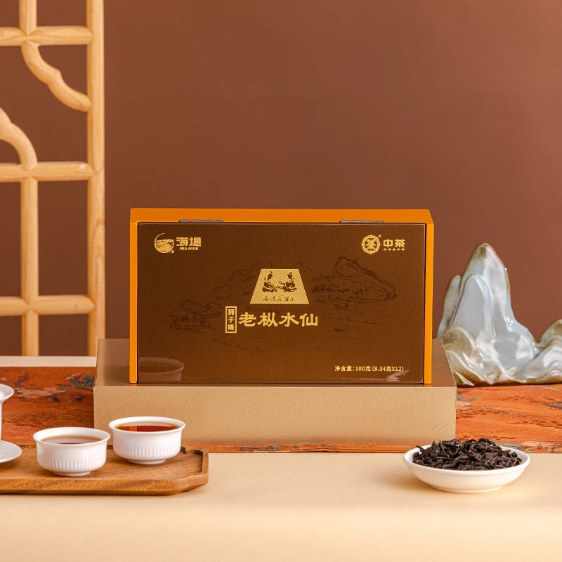 海堤AT063狮子峰老枞水仙100g茶客茶特级岩茶武夷山水仙茶乌龙茶