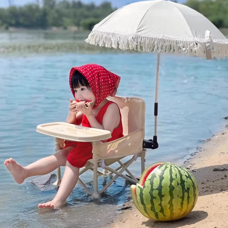 宝宝餐椅可折叠户外露营椅旅游海边拍照沙滩椅便携婴儿学坐小椅子