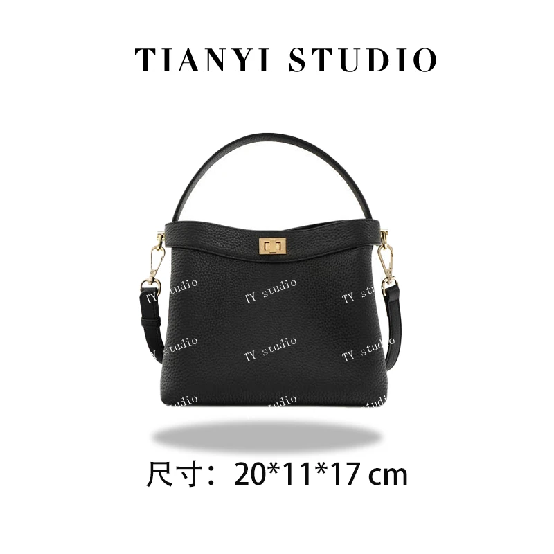 【TY】ZG-M7638-黑色 轻奢高级韩版单肩潮流时尚简约女包