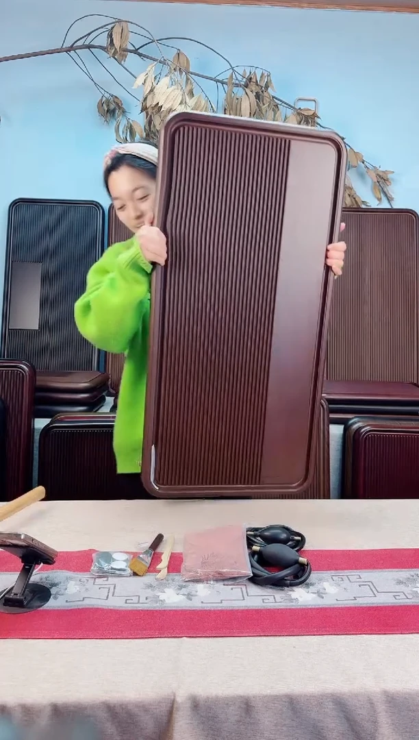 云海黄色茶盘90*45*4