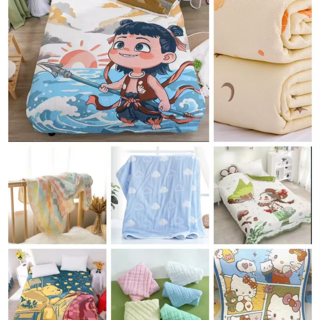 1 多功能链接枕巾浴巾床盖