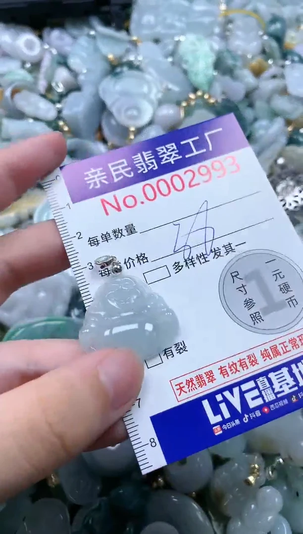 翡翠未镶嵌吊坠(不含链)2993