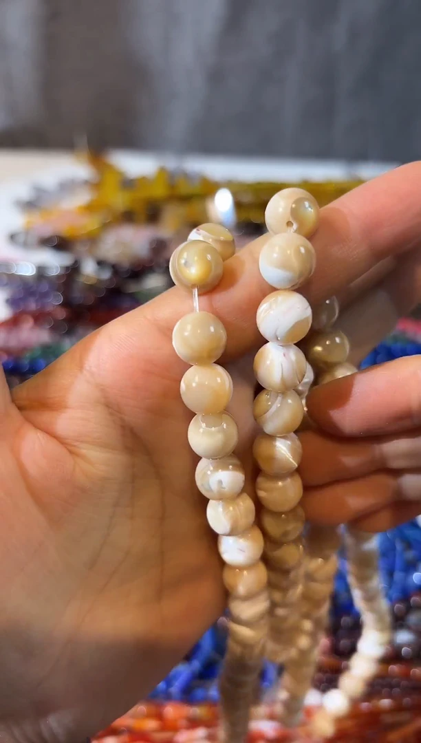 合金查罗石珠宝半成品马蹄   螺卡10一条