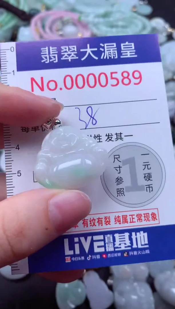 吊坠(不含链)未镶嵌翡翠589