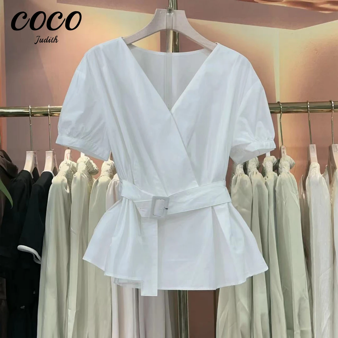 现货【RG970】2025年时尚气质百搭减龄显瘦新款女装小衫