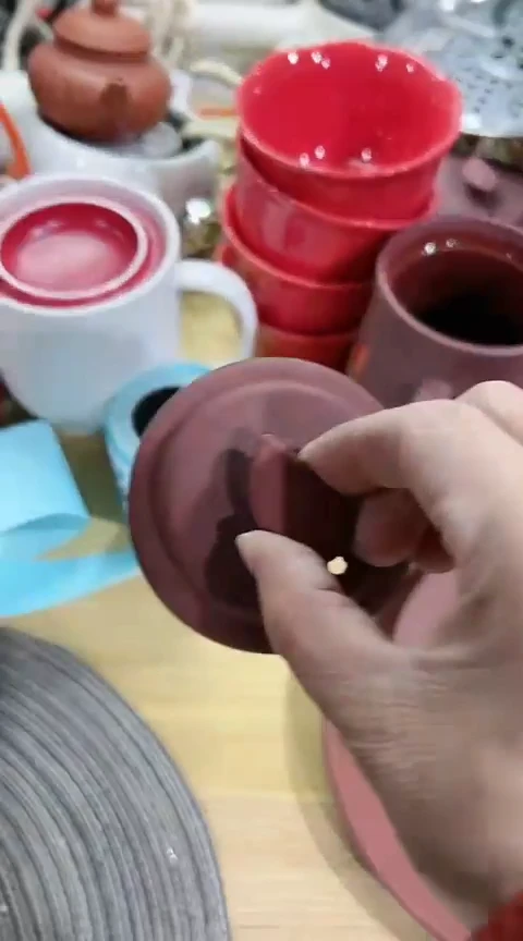 【闪购商品】瑕疵大紫砂杯盖子一个