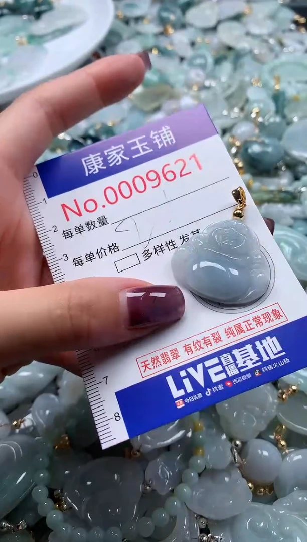 翡翠未镶嵌吊坠(不含链)9621