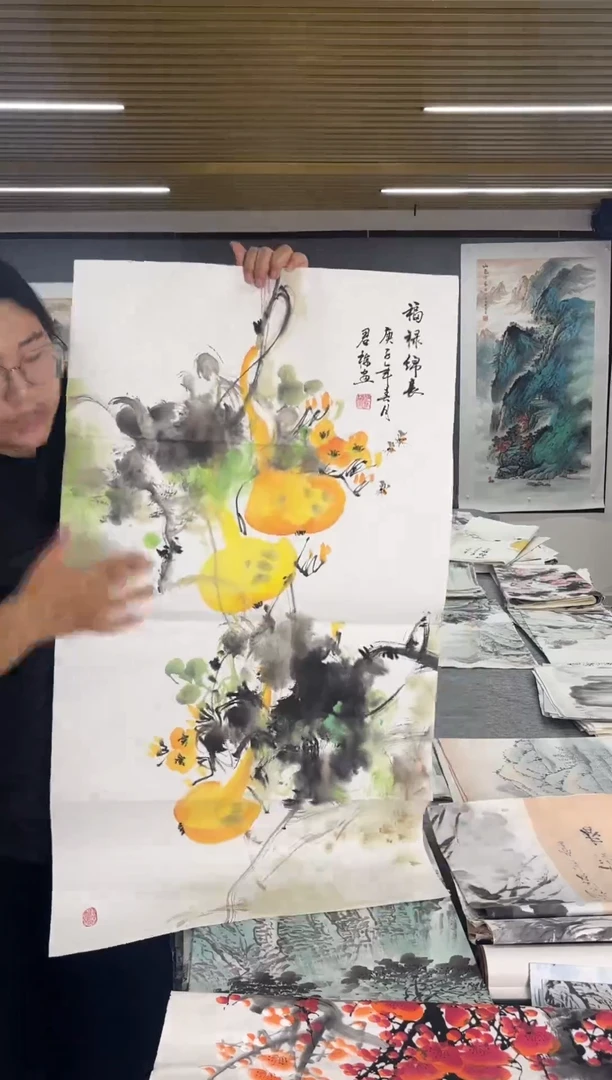 国画丹青专属福利-赵君梅葫芦