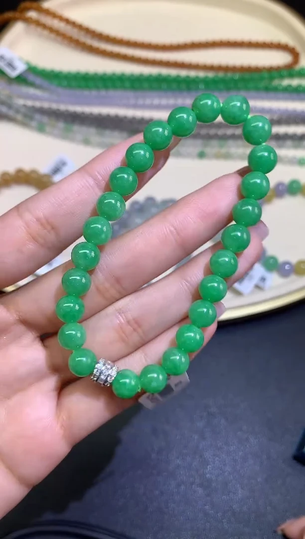 未镶嵌手链翡翠手串A127|29800