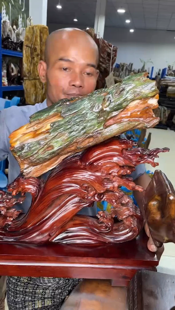 硅化玉摆件未镶嵌52