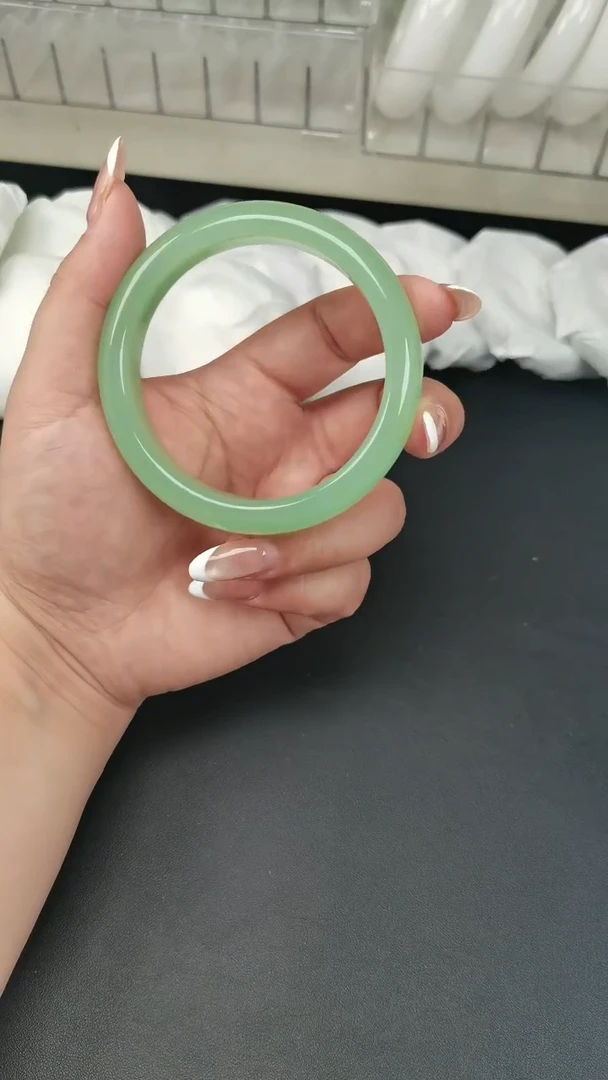 石英质玉手镯未镶嵌19号天青色59-60