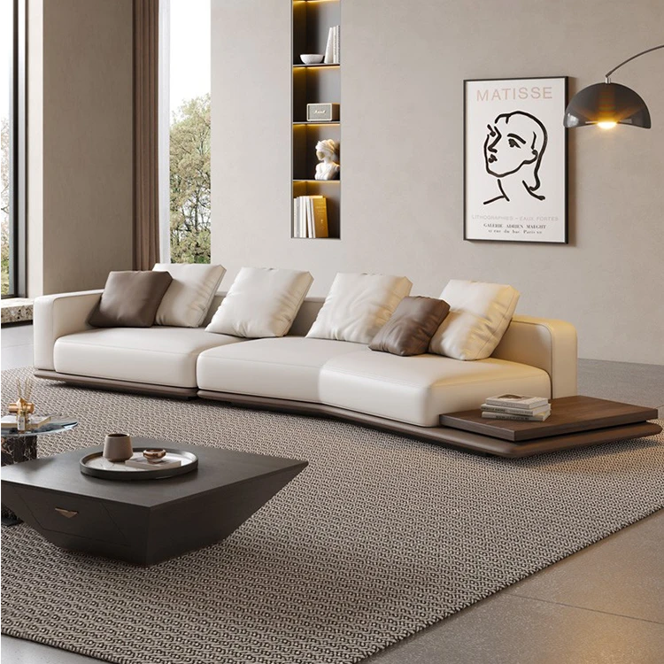 菲尚【地平线沙发】意式极简布艺沙发客厅大户型组合棉麻异形沙发