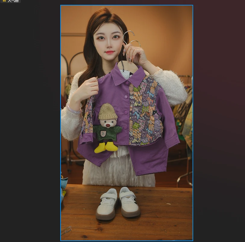 【现货】可爱小熊2025春秋季新萌娃穿搭可爱男童女童儿童套装39170