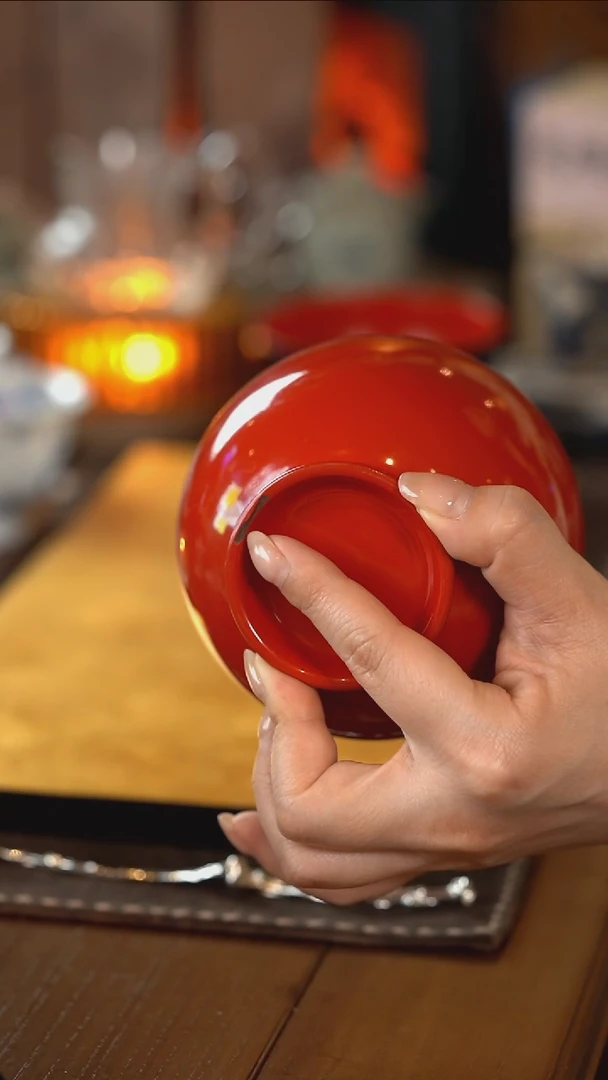 【闪购商品】[刷刷专属]木漆全红小碗