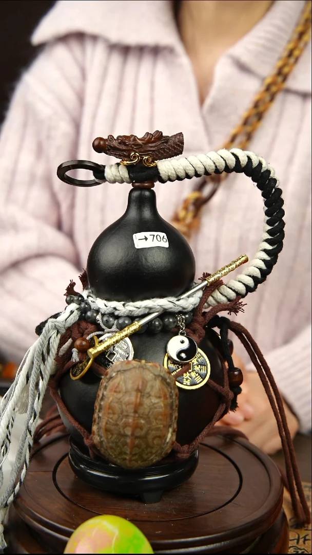 706号500ml左右非遗大漆酒葫芦