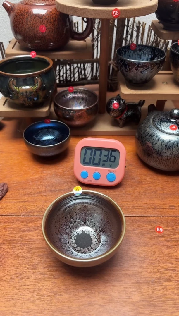 茶盏秦*生47号建盏工匠茶器