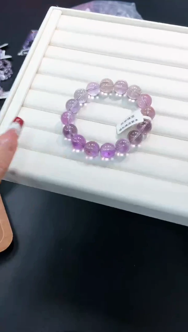 【闪购商品】水晶手串未镶嵌93o多样性发其一/1条默认微瑕