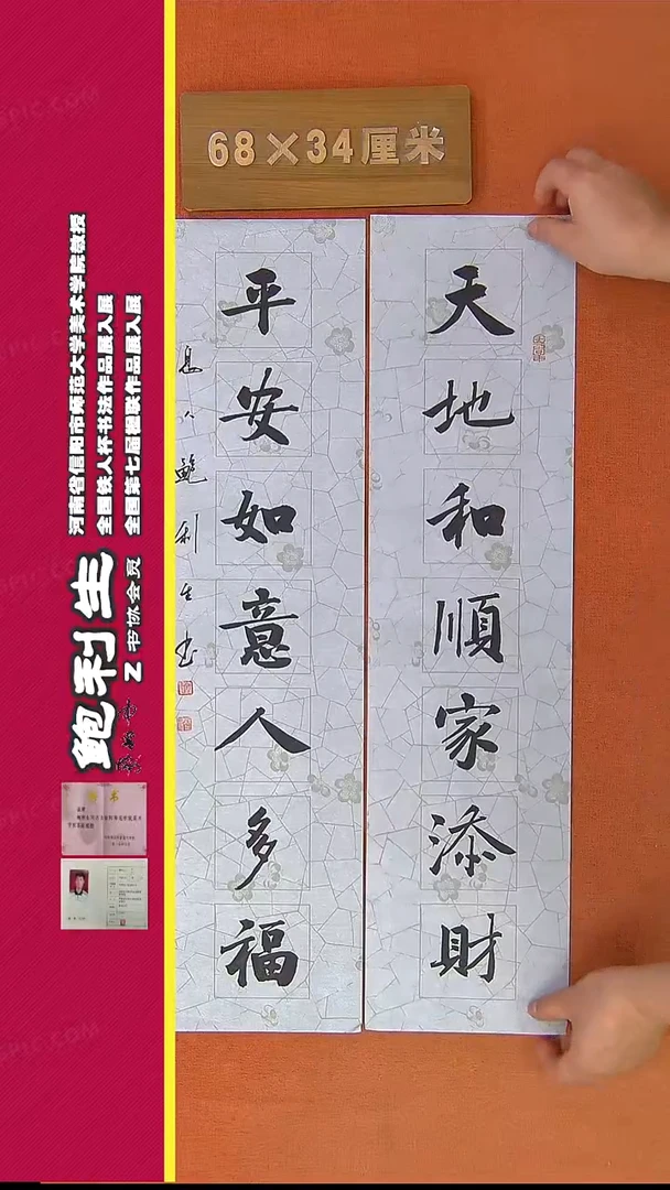 【闪购商品】书法301鲍利生书法作品