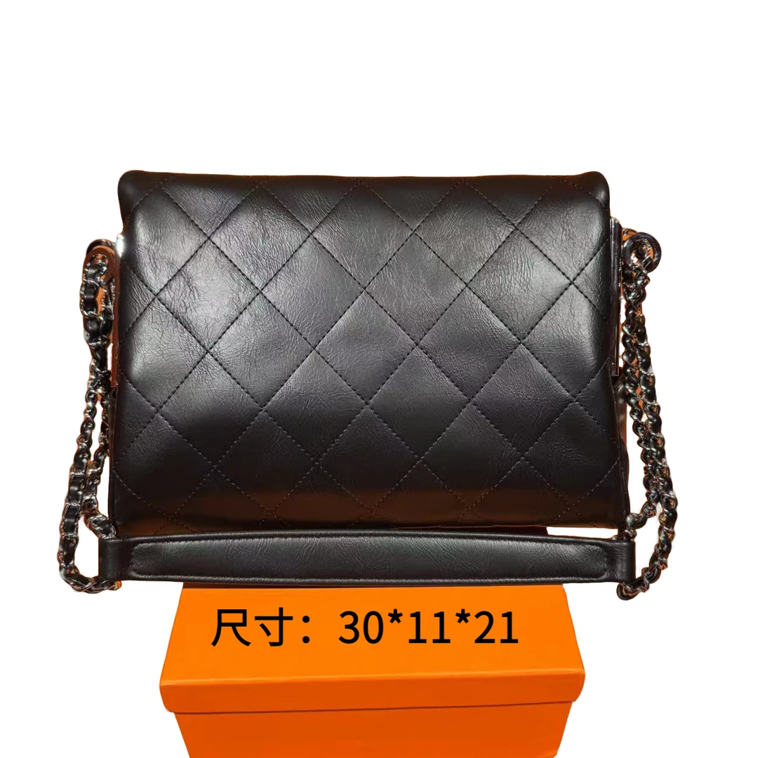 OUSHE欧奢N2黑高级手工女包