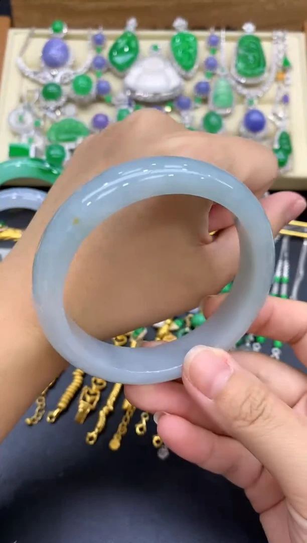 翡翠手镯未镶嵌159-中国好珍宝