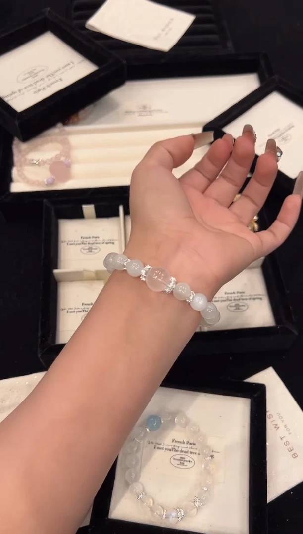 【闪购商品】水晶手链合金白月光手链x1157