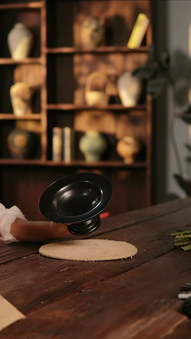 摆件6-68高9口19误差2无孔瑕疵