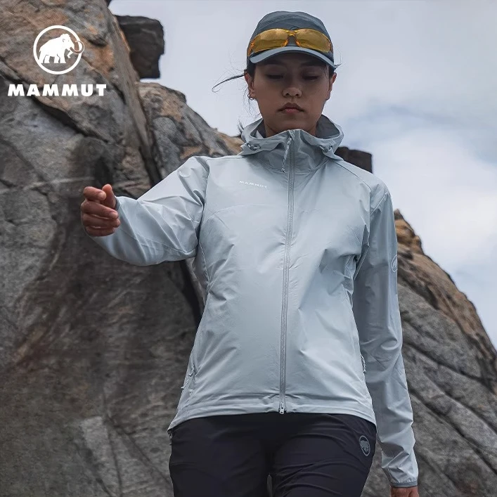 MAMMUT猛犸象GRANITE 女士舒适弹力防风防泼水连帽软壳夹克外套