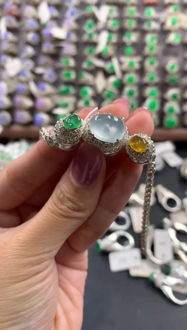 未镶嵌定制翡翠天然缅甸A货翡翠 1.4