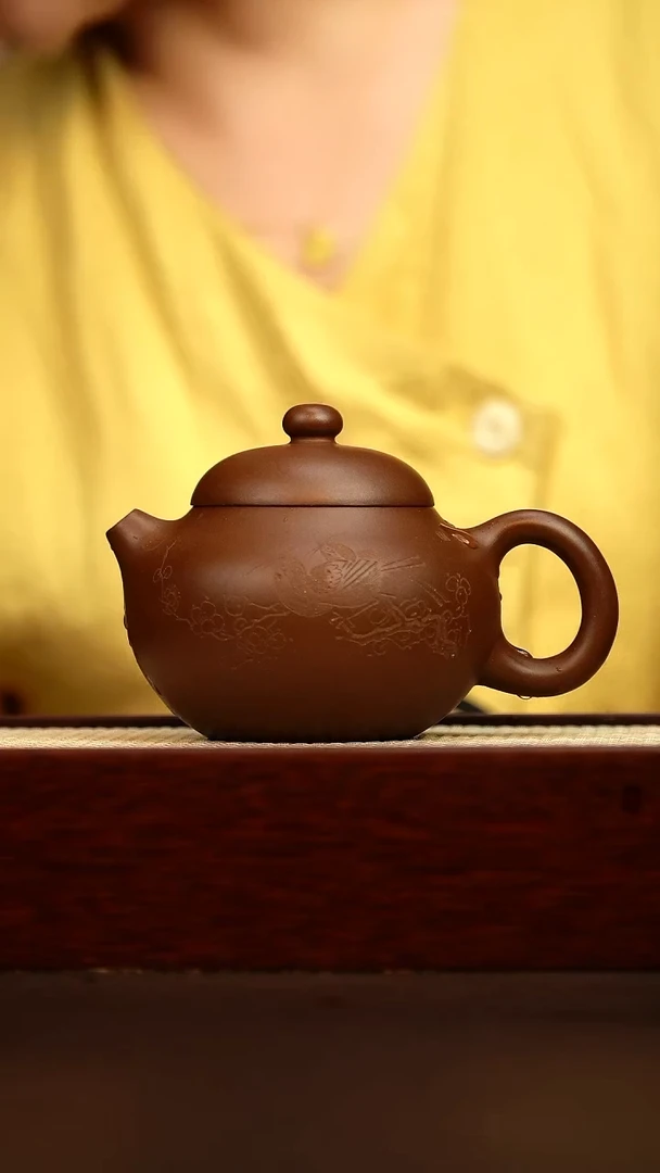 茶壶紫砂文旦 200cc 老紫泥