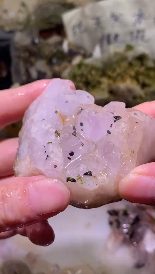 未镶嵌珠宝半成品水晶95号132g四川美姑超七花园水晶