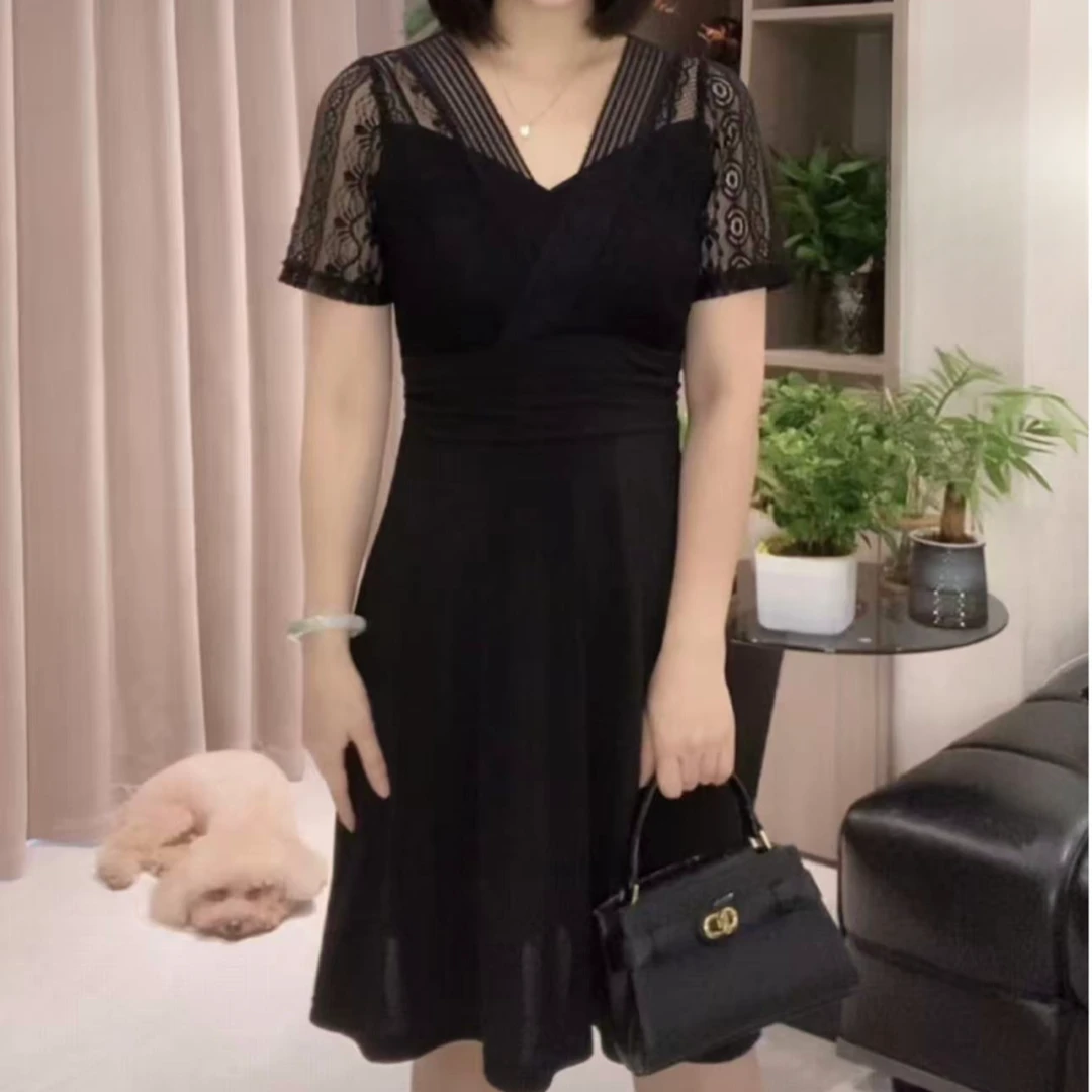 轻奢高级感气质显瘦女人味高级感连衣裙YF25209