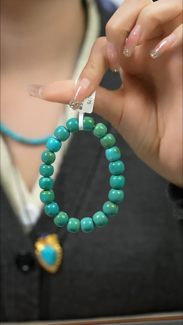 未镶嵌绿松石手串精品