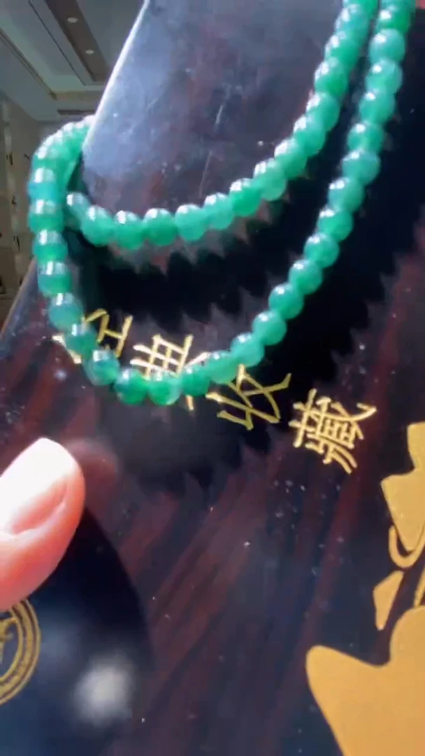 翡翠未镶嵌颈饰7.8DD天然翡翠A货014