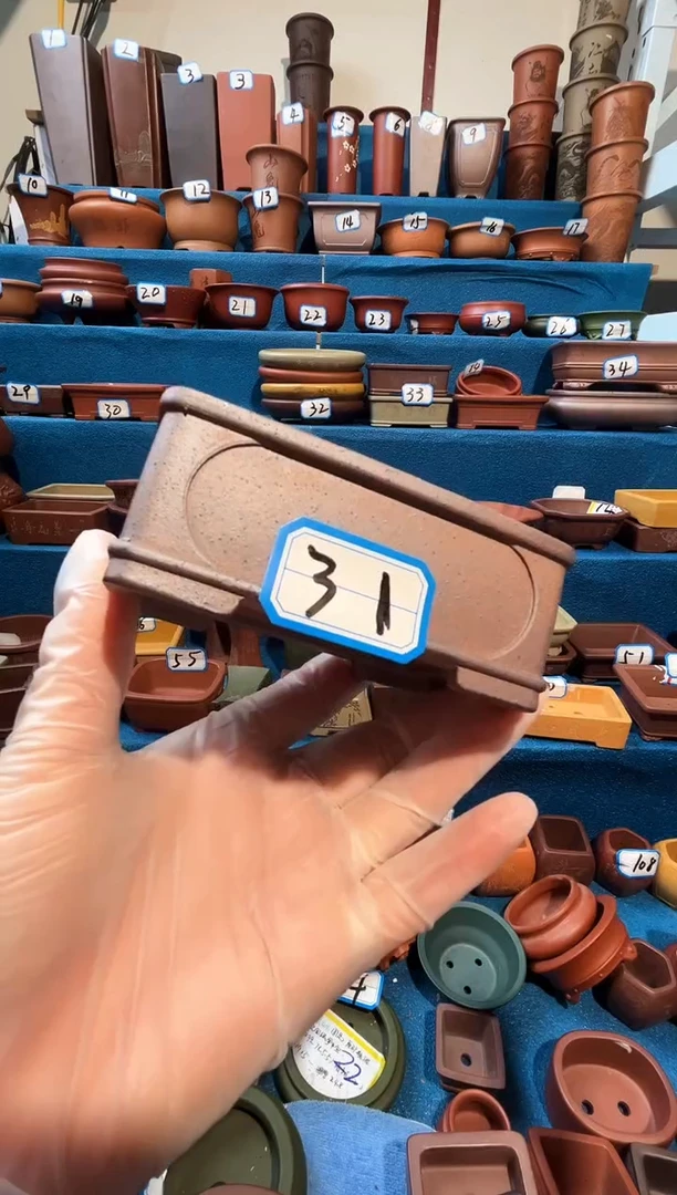 【闪购商品】紫砂紫砂花盆9.5*6*3