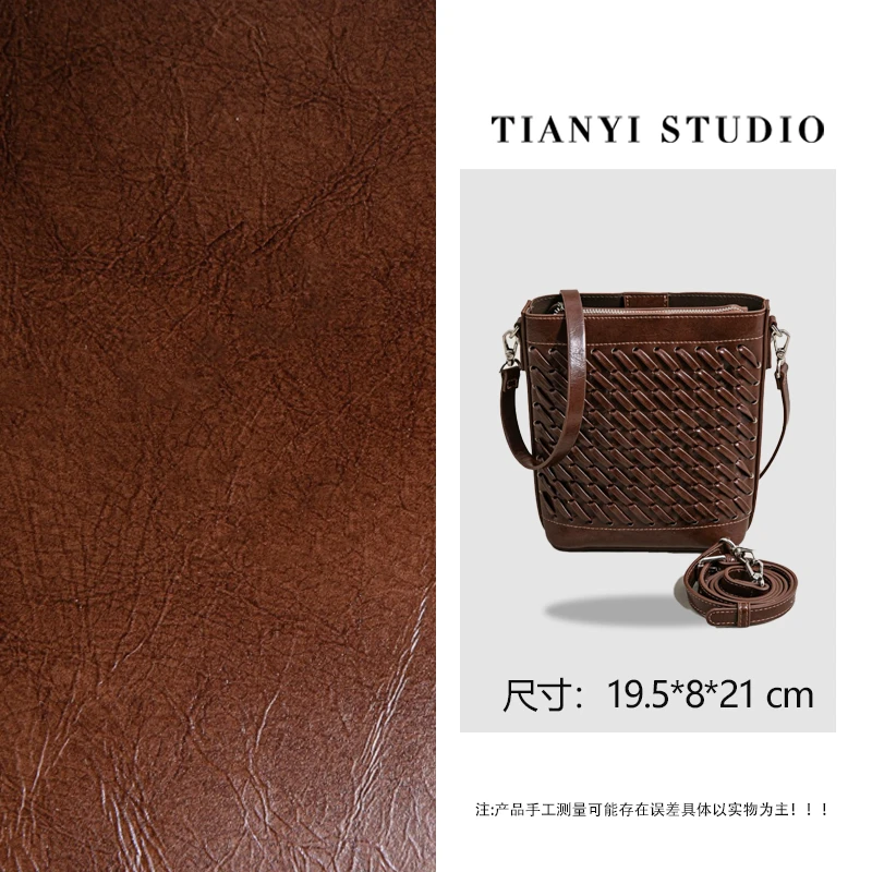 【天一甄选】SK-92783-1-焦糖棕  轻奢高级单肩斜跨韩版链条女包包